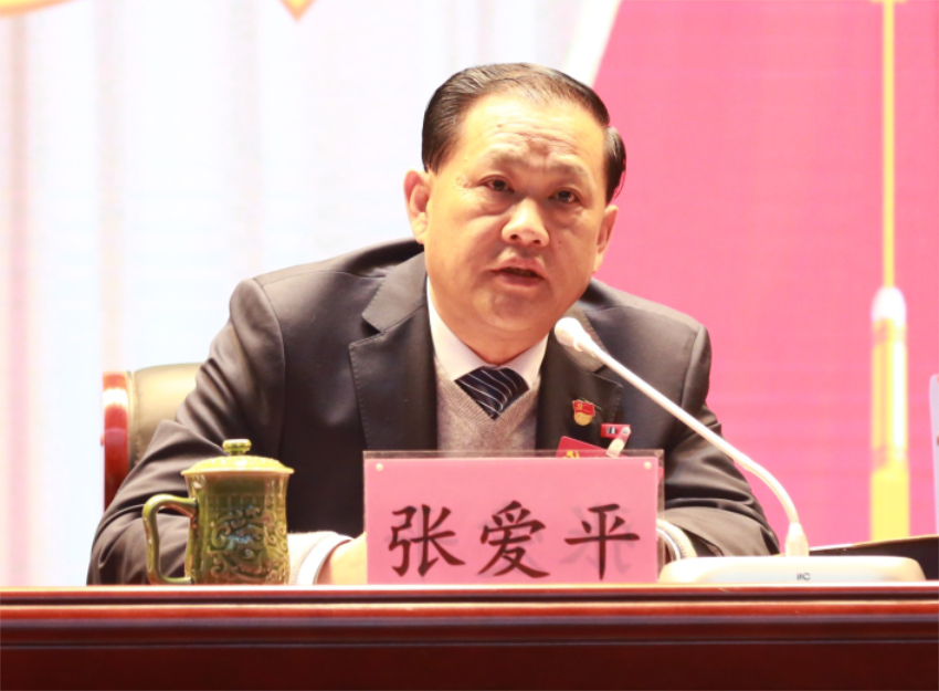 张爱平同志宣读中共星空xingkong(中国)第一届党委成员分工及纪委成员分工